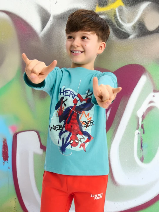 Zdjęcie produktu Sinsay - Koszulki Spiderman 2 pack - wielobarwny