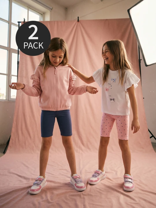 Zdjęcie produktu Sinsay - Krótkie legginsy 2 pack - wielobarwny