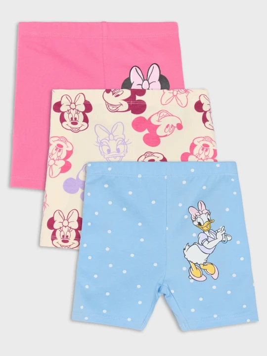 Zdjęcie produktu Sinsay - Krótkie legginsy 3 pack Mickey Mouse - różowy