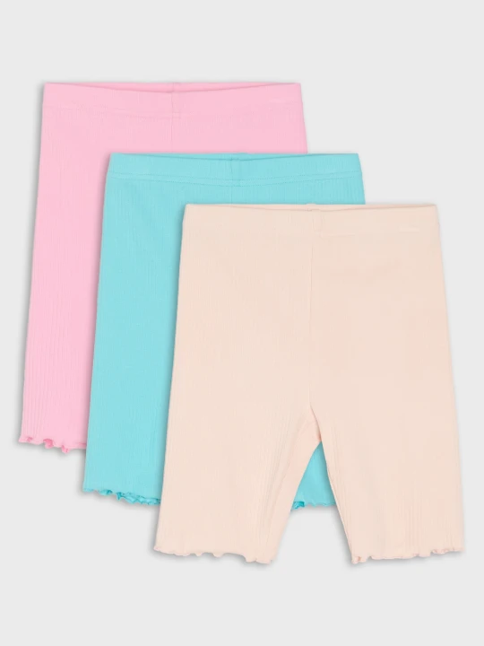 Zdjęcie produktu Sinsay - Krótkie legginsy 3 pack - wielobarwny