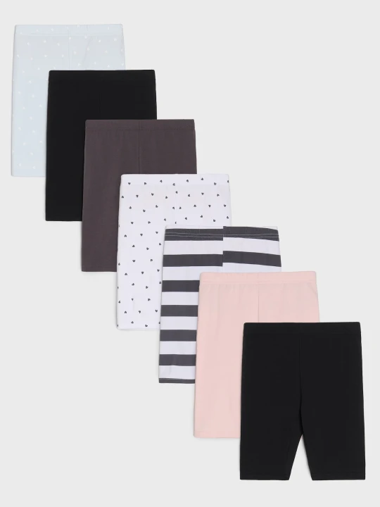 Zdjęcie produktu Sinsay - Krótkie legginsy 7 pack - wielobarwny