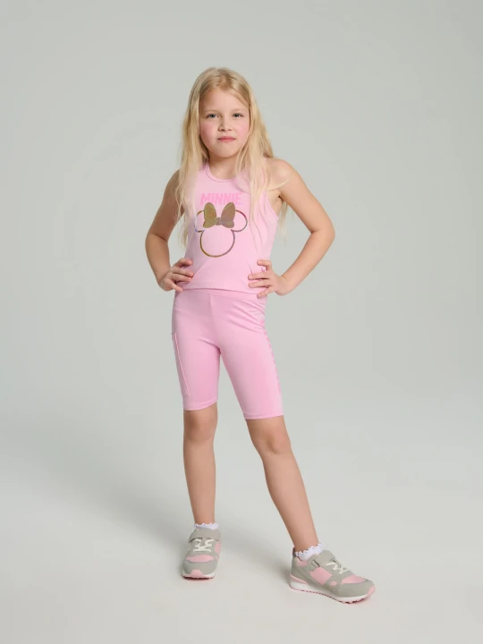 Zdjęcie produktu Sinsay - Krótkie legginsy Minnie Mouse - różowy