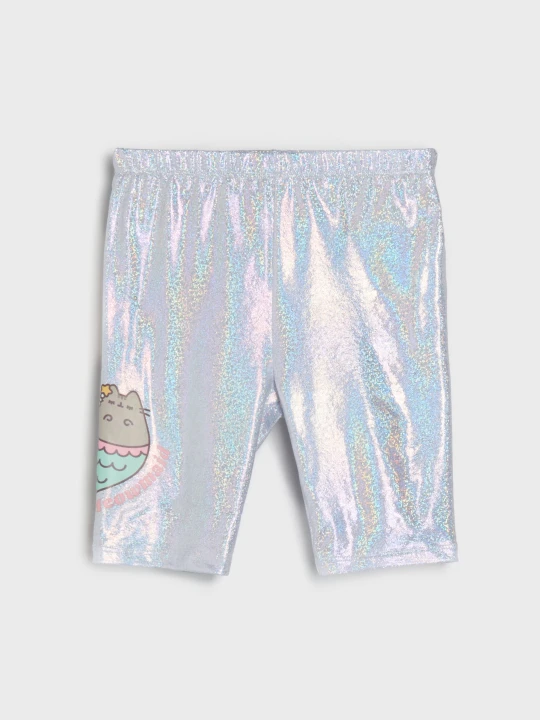 Zdjęcie produktu Sinsay - Krótkie legginsy Pusheen the Cat - srebrny