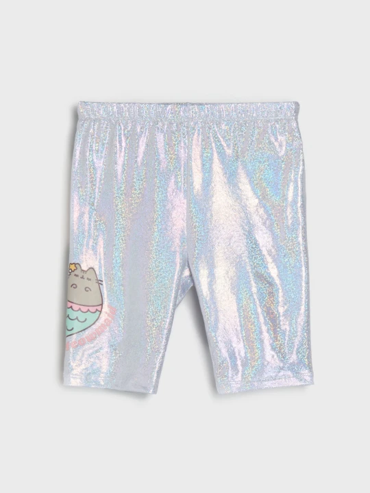 Zdjęcie produktu Sinsay - Krótkie legginsy Pusheen the Cat - srebrny