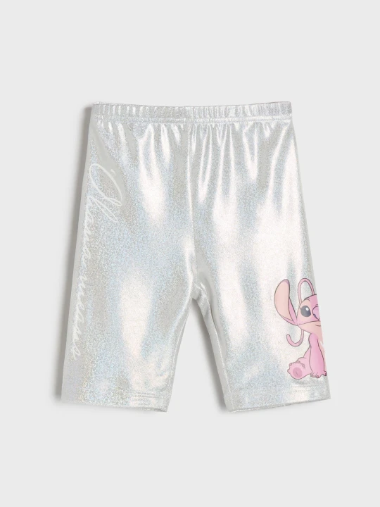 Zdjęcie produktu Sinsay - Krótkie legginsy Stitch - srebrny