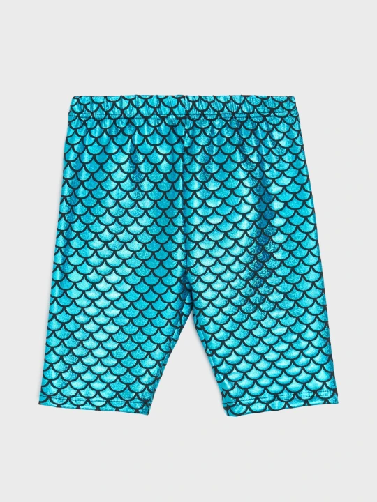Zdjęcie produktu Sinsay - Krótkie legginsy z połyskiem - wielobarwny