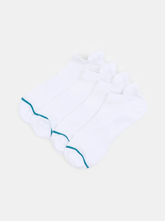 Zdjęcie produktu Sinsay - Krótkie skarpetki 4 pack - biały