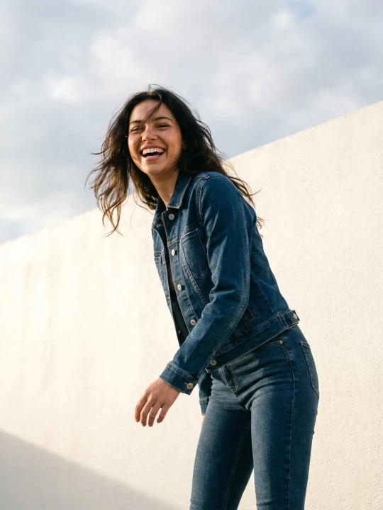 Zdjęcie produktu Sinsay - Kurtka jeansowa - granatowy