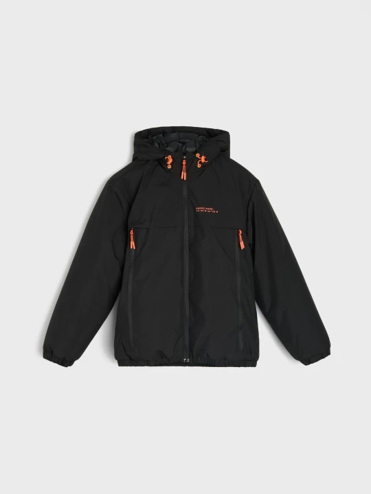 Zdjęcie produktu Sinsay - Kurtka softshell z kapturem - czarny
