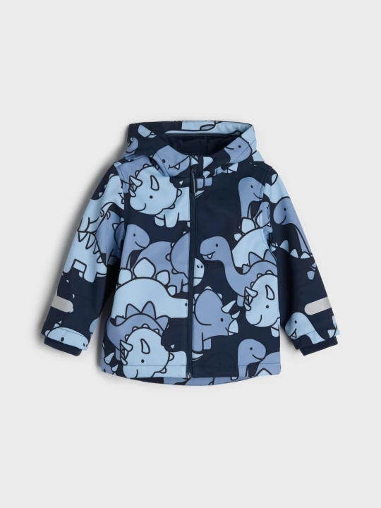 Zdjęcie produktu Sinsay - Kurtka softshell z kapturem z motywem dinozaurów - wielobarwny