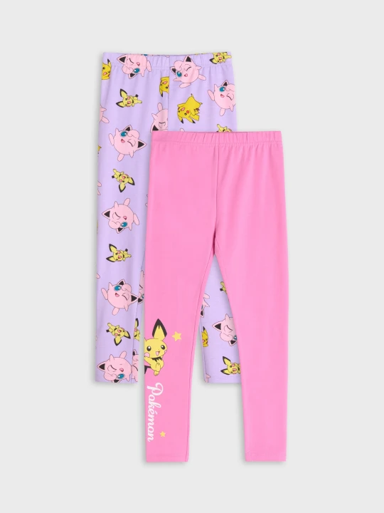 Zdjęcie produktu Sinsay - Legginsy 2 pack Pokémon - różowy