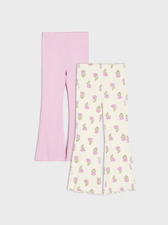 Zdjęcie produktu Sinsay - Legginsy flare 2 pack - wielobarwny