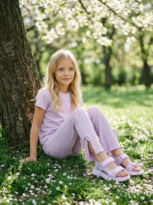 Zdjęcie produktu Sinsay - Legginsy flare - fioletowy