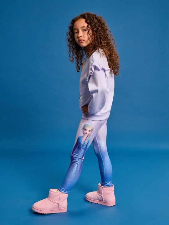 Zdjęcie produktu Sinsay - Legginsy z efektem holograficznym Frozen - wielobarwny