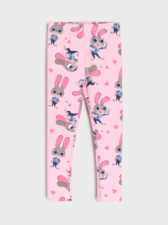 Zdjęcie produktu Sinsay - Legginsy ze wzorem Disney Zwierzogród - różowy