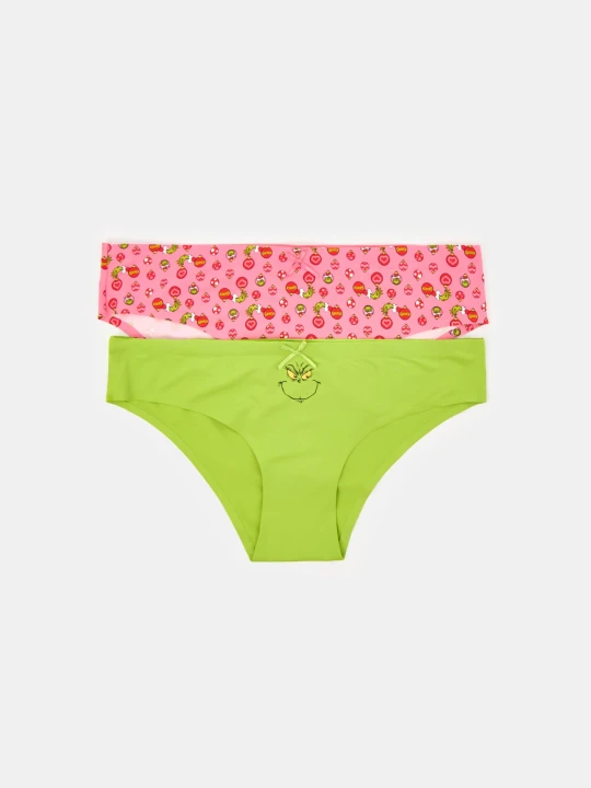 Zdjęcie produktu Sinsay - Majtki figi 2 pack Grinch - wielobarwny