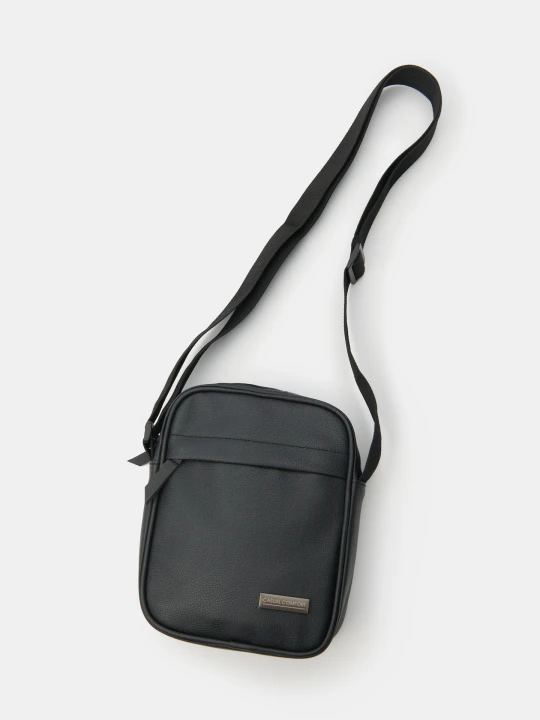 Zdjęcie produktu Sinsay - Mała saszetka crossbody z imitacji skóry - czarny