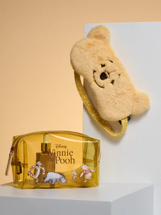 Zdjęcie produktu Sinsay - Maska do spania Winnie the Pooh - żółty