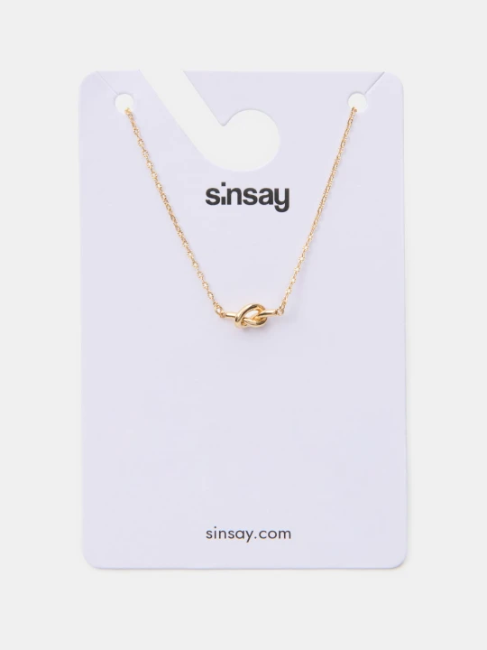 Zdjęcie produktu Sinsay - Naszyjnik z ozdobną zawieszką - złoty