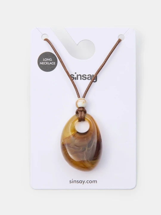 Zdjęcie produktu Sinsay - Naszyjnik z zawieszką - wielobarwny