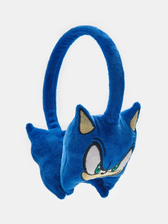 Zdjęcie produktu Sinsay - Nauszniki Sonic the Hedgehog z haftem i elementami 3D - niebieski