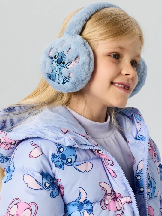 Zdjęcie produktu Sinsay - Nauszniki z futerkiem Stitch - błękitny