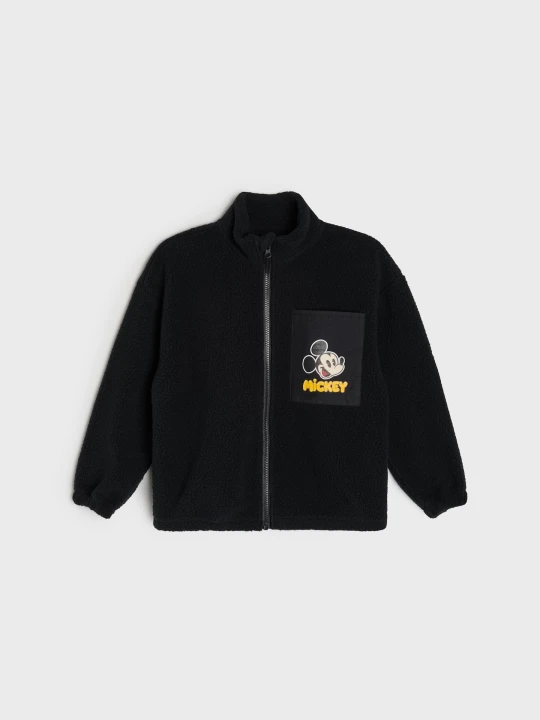 Zdjęcie produktu Sinsay - Ocieplana bluza loose Mickey Mouse - czarny