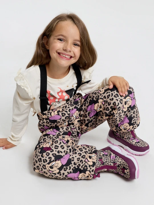 Zdjęcie produktu Sinsay - Ocieplane śniegowce w panterkę z wkładką z wełną Minnie Mouse - wielobarwny