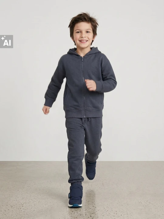 Zdjęcie produktu Sinsay - Ocieplane spodnie dresowe jogger oversize - granatowy