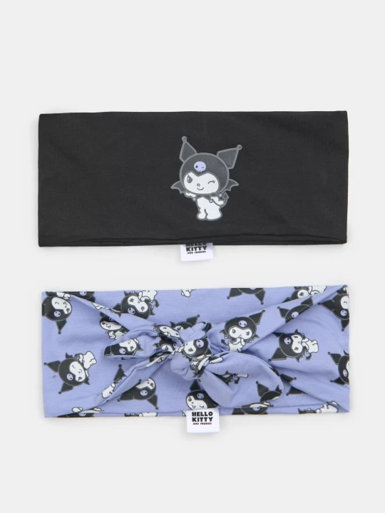 Zdjęcie produktu Sinsay - Opaski na głowę 2 pack Kuromi - wielobarwny