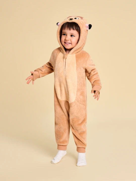 Zdjęcie produktu Sinsay - Pajacyk z elementami 3D Bambi - brązowy