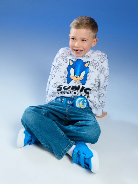 Zdjęcie produktu Sinsay - Parciany pasek z portfelem Sonic the Hedgehog - wielobarwny
