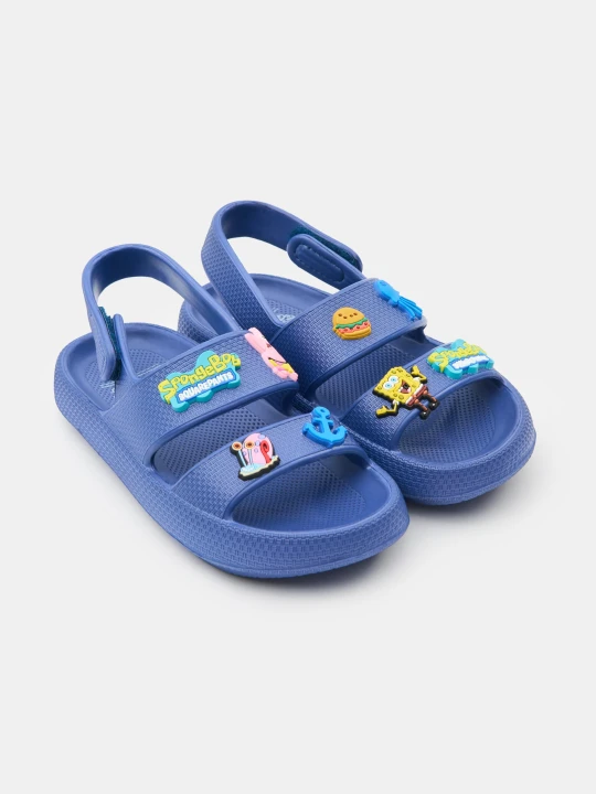 Zdjęcie produktu Sinsay - Piankowe sandały z aplikacją 3D SpongeBob - granatowy
