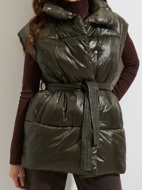Zdjęcie produktu Sinsay - Pikowana kamizelka puffer - zielony
