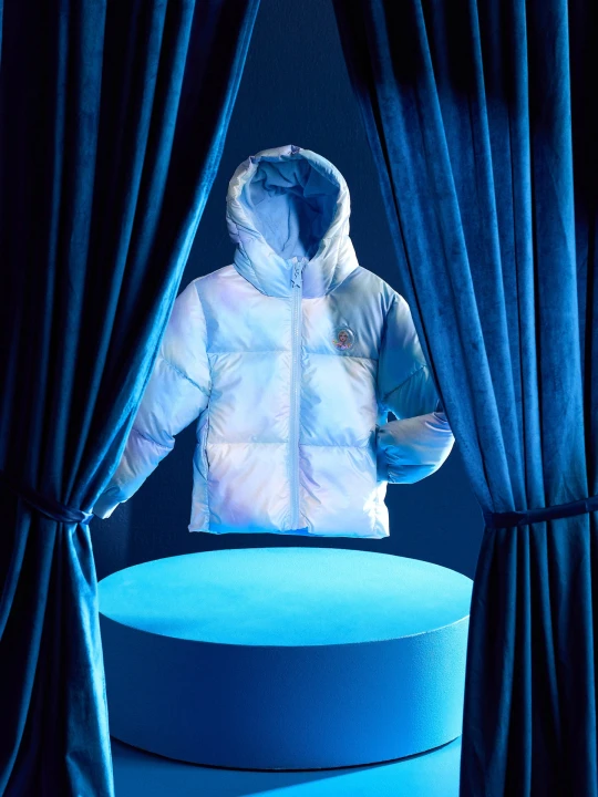 Zdjęcie produktu Sinsay - Pikowana kurtka puffer z kapturem Frozen - błękitny