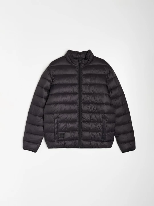 Zdjęcie produktu Sinsay - Pikowana kurtka puffer ze stójką - czarny