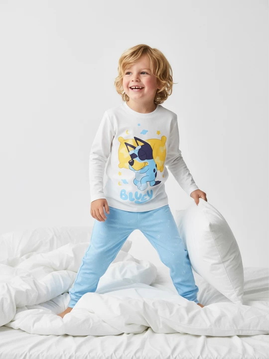 Zdjęcie produktu Sinsay - Piżama dwuczęściowa Bluey - kremowy