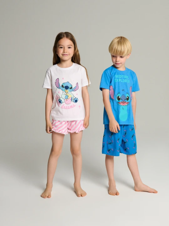 Zdjęcie produktu Sinsay - Piżama dwuczęściowa Stitch - biały