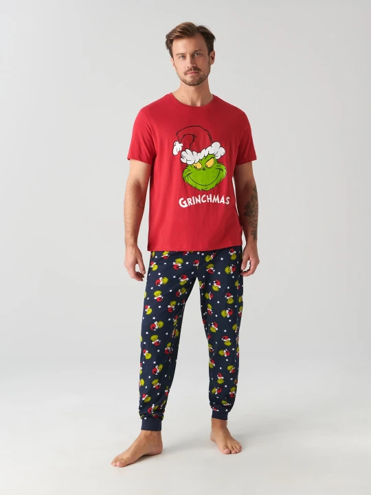 Zdjęcie produktu Sinsay - Piżama Grinch - czerwony