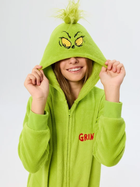 Zdjęcie produktu Sinsay - Piżama Onesie Grinch - zielony