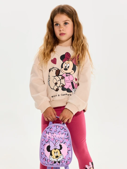 Zdjęcie produktu Sinsay - Plecak w serca Minnie Mouse - fioletowy