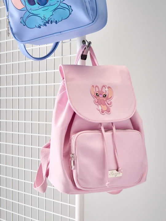 Zdjęcie produktu Sinsay - Plecak z kieszonką Stitch - różowy