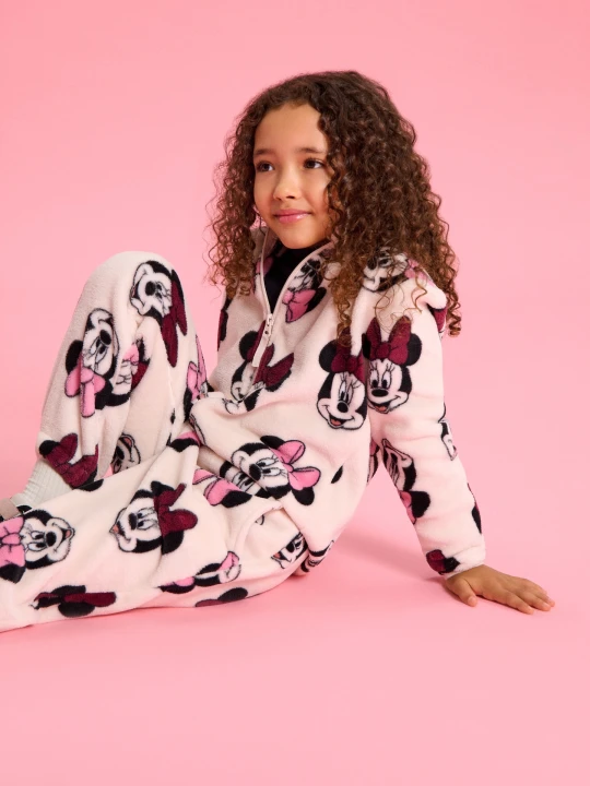 Zdjęcie produktu Sinsay - Polarowe spodnie Minnie Mouse - różowy