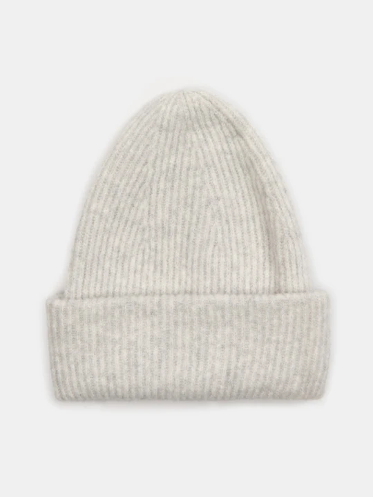 Zdjęcie produktu Sinsay - Prążkowana czapka beanie - szary
