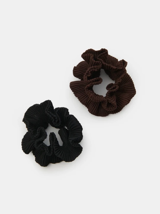 Zdjęcie produktu Sinsay - Prążkowane gumki scrunchie 2 pack - wielobarwny