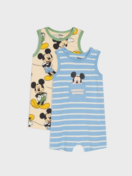 Zdjęcie produktu Sinsay - Rampersy 2 pack Mickey Mouse - mid blue