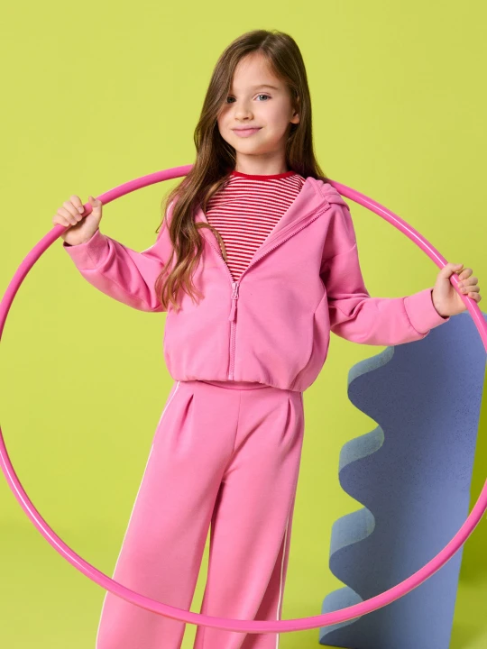 Zdjęcie produktu Sinsay - Bluza sportowa z kapturem Active - różowy