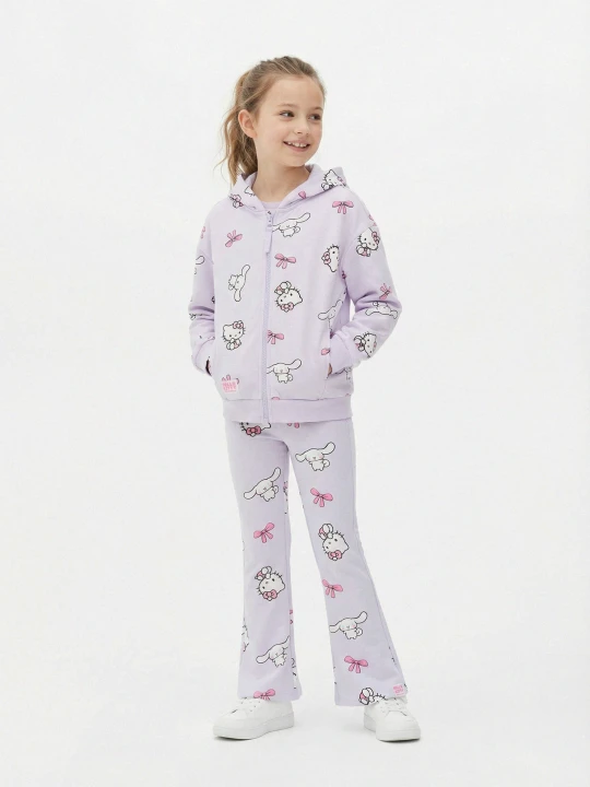 Zdjęcie produktu Sinsay - Rozpinana bluza z kapturem Hello Kitty - fioletowy