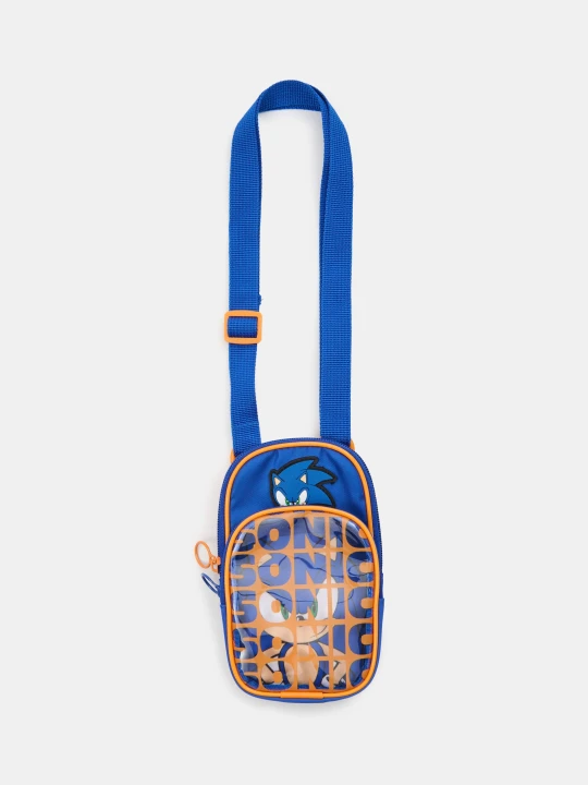 Zdjęcie produktu Sinsay - Saszetka z regulowanym paskiem i przezroczystym przodem Sonic the Hedgehog - wielobarwny