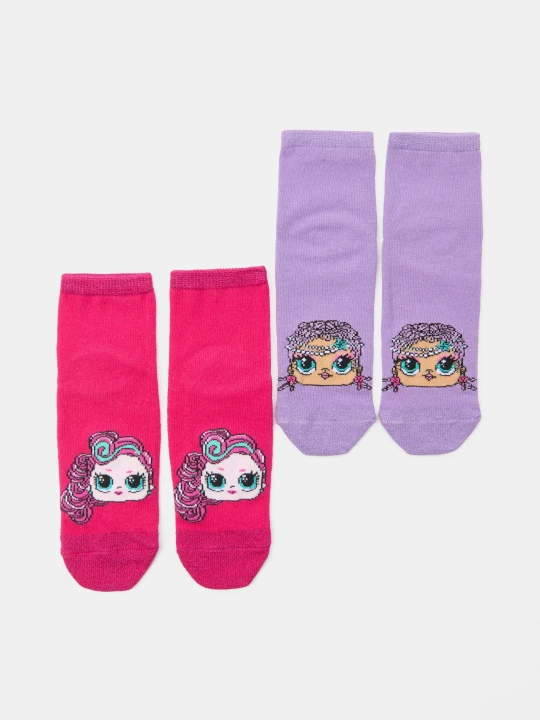 Zdjęcie produktu Sinsay - Skarpetki 2 pack LOL Surprise - wielobarwny
